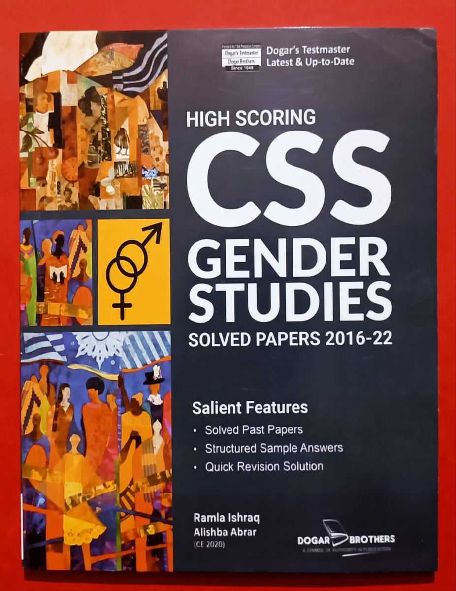 HIGH SCORING CSS GENDER STUDIES SOLVED PAPERS 2016-2022 – MOB10656