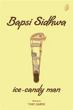 Load image into Gallery viewer, Ice-Candy-Man by Bapsi Sidhwa, yellow book cover