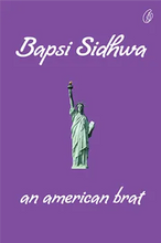 Load image into Gallery viewer, An American Brat by Bapsi Sidhwa, purple book cover