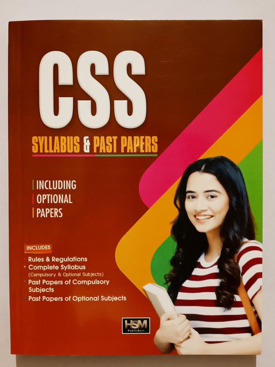 CSS Syllabus and Past Papers including Optional Papers – MOB10656
