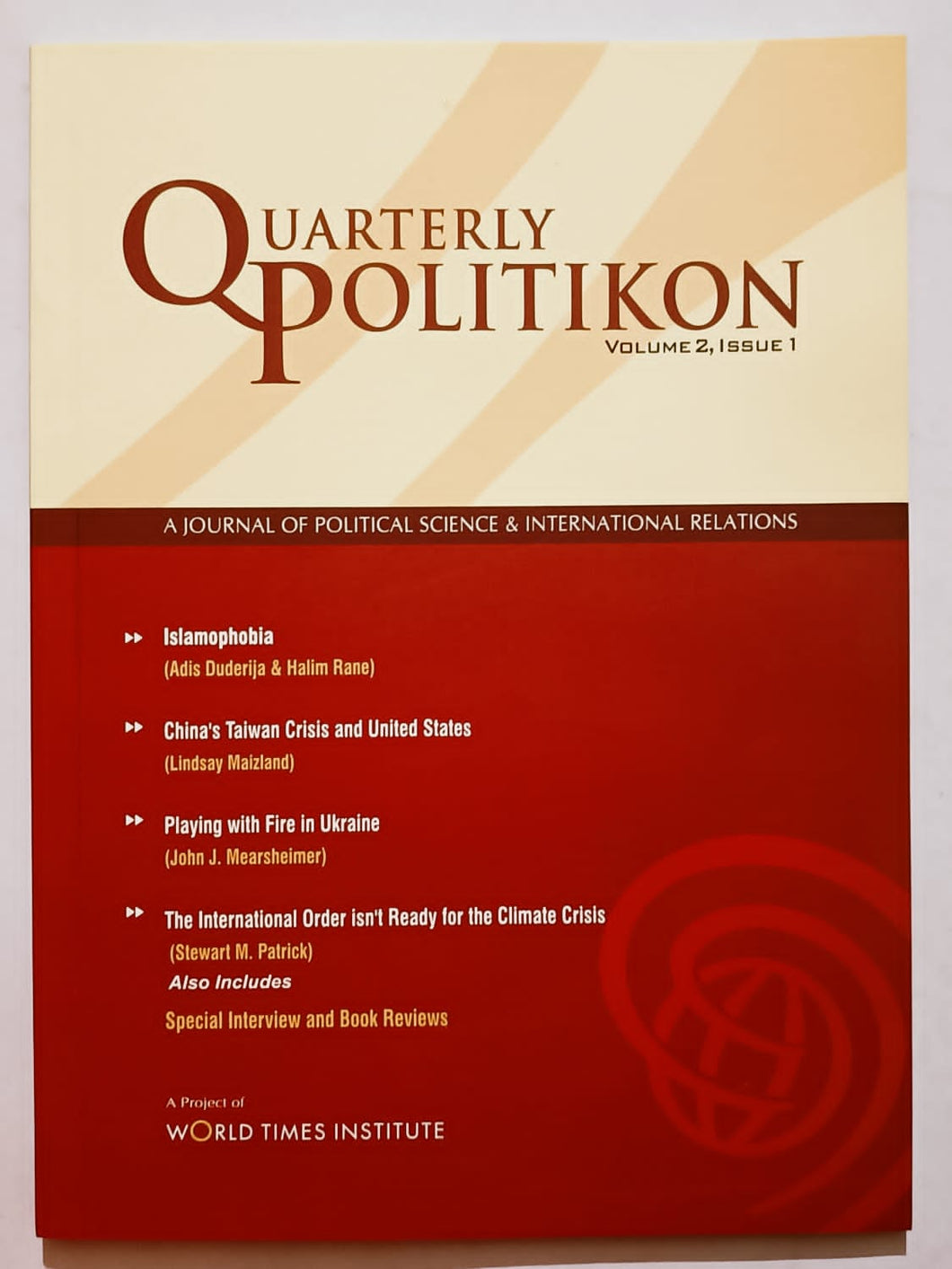 Quarterly Politikon Volume 2 issue 1