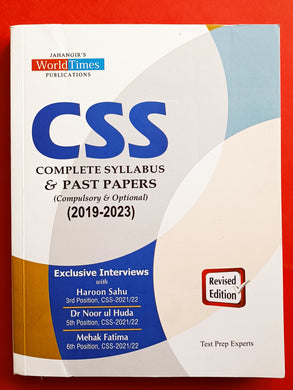 CSS Complete Syllabus and Past Papers (Compulsory and Optional) 2019 2023