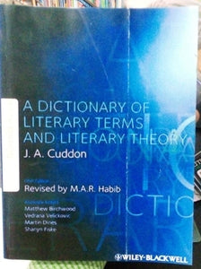 A Dictionary of Literary Terms and Literary Theory By J A Cuddon