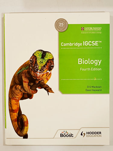 Cambridge IGCSE Biology 4th Edition