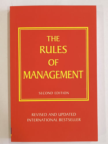 The Rules of Management second edition