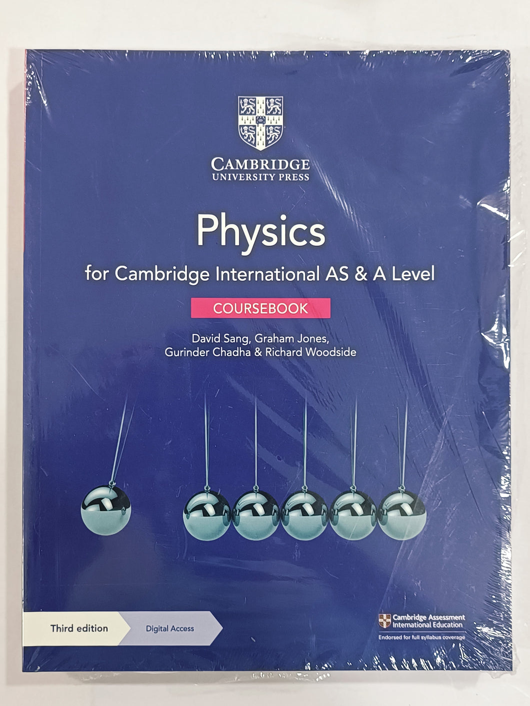 Physics For Cambridge International AS & A Level Course Book 3rd Edition Digital Access