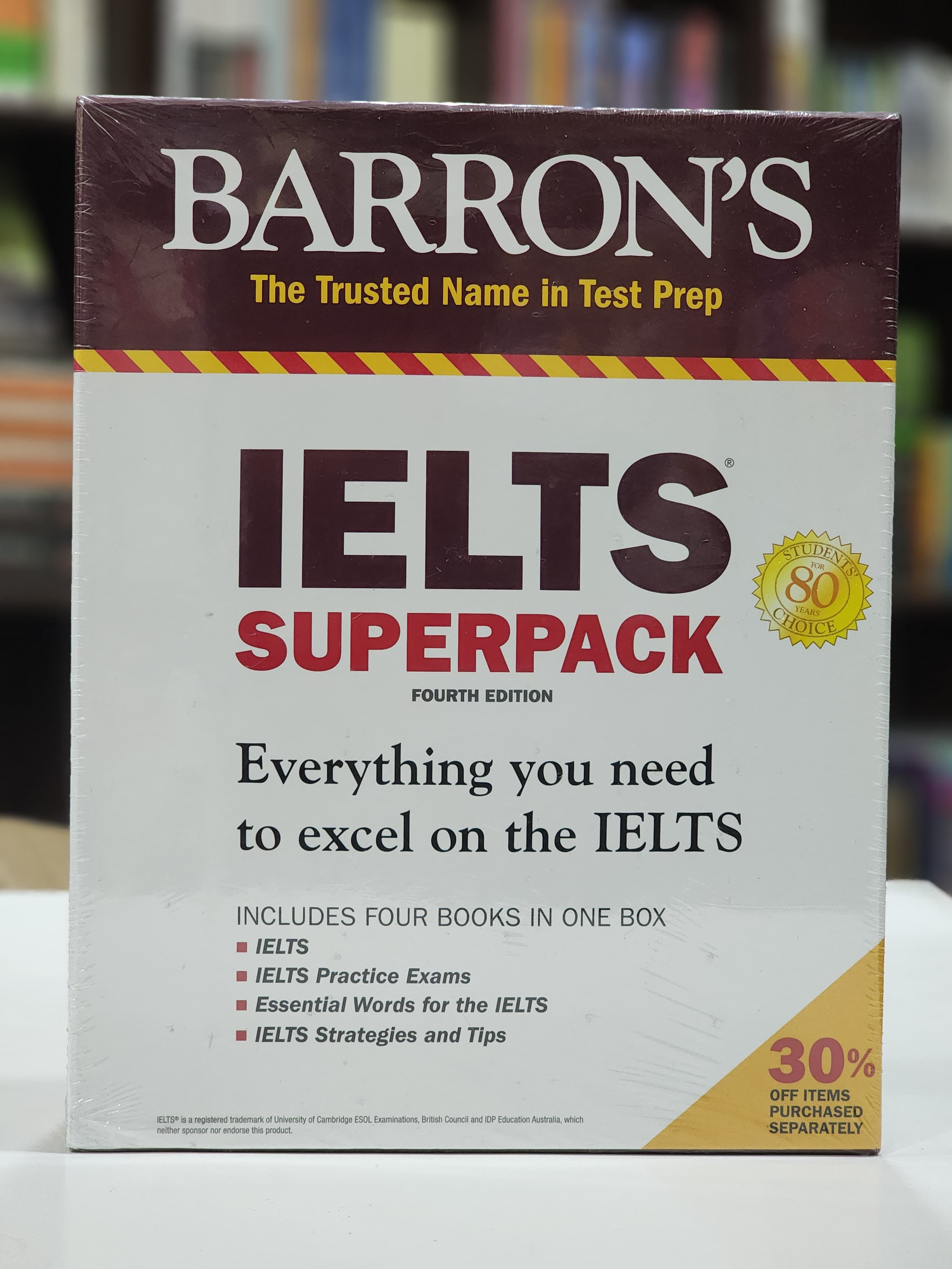 IELTS Barrons Superpack Box Fourth Edition – MOB10656