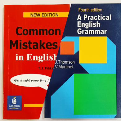 Pack of 2 International Bestseller Practical English Grammar Plus Common Mistakes in English