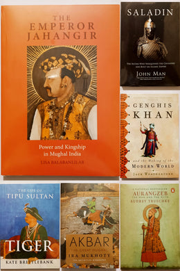 Pack of 6 international Bestseller Books on Mughal Emperor