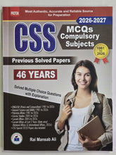 Load image into Gallery viewer, CSS Compulsory Subjects MCQs by Rai Mansab Ali