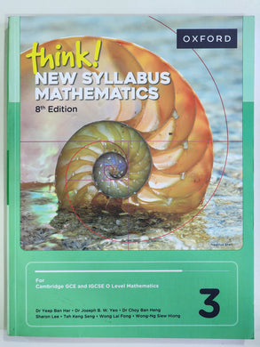 think! New Syllabus Mathematics 3 (8th edition)