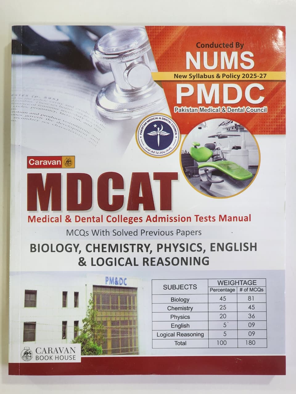 MDCAT Medical & Dental Colleges Admission Test Manaul