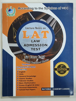 Lecture Notes on Law Admission Test ( LAT ) by Sir Umar Latif
