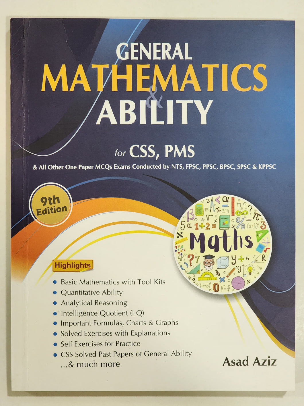 General Mathematics and Ability for CSS PMS By Asad Aziz