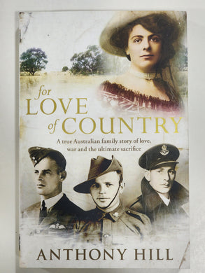 For Love of Country By Anthony Hill