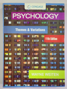 Psychology Themes and Variations Wayne Weiten 11th Edition