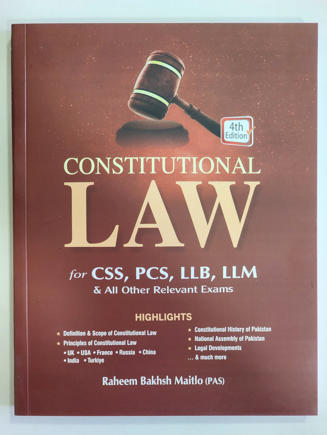 Constitutional Law For CSS PCS LLB LLM