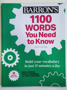 1100 Words You Need to Know Barron's Vocabulary Builder 8th Edition