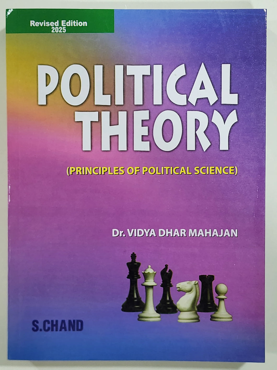 Political Theory Principles of Political Science By V D Mahajan