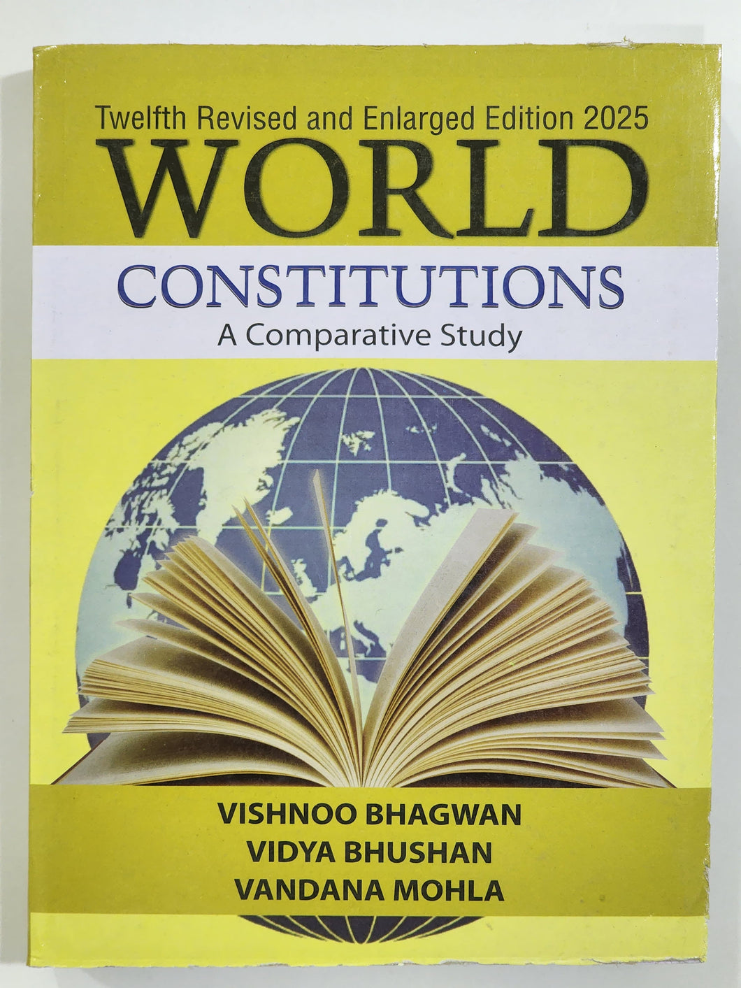World Constitutions A Comparative Study 12th Edition Vishnoo Bhagwan