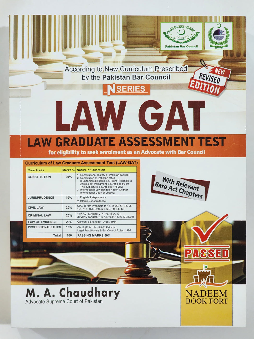 LAW GAT Law Graduate Assessment Test By M. A. Chaudhary