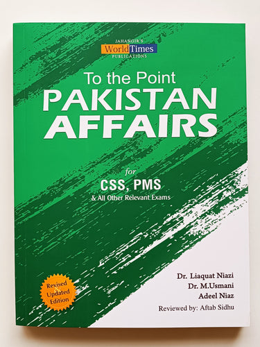 To The Point Pakistan Affairs For CSS PMS