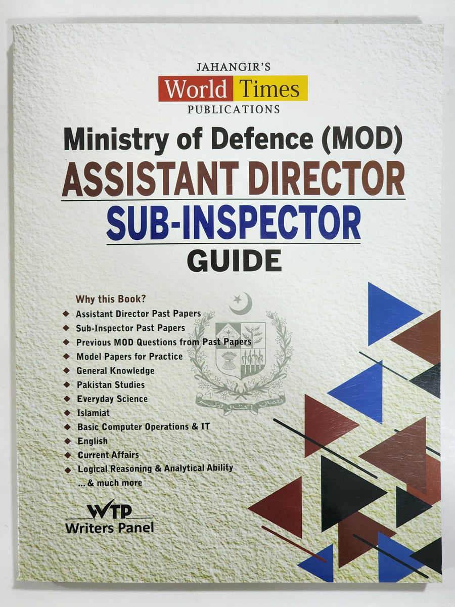 Ministry of Defence (MOD) Assistant Director Sub-Inspector Guide – MOB10656