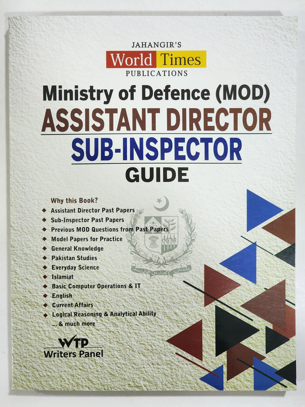 Mod Sub Inspector Ministry of Defence (MOD) Assistant Director Sub-Inspector Guide β MOB10656