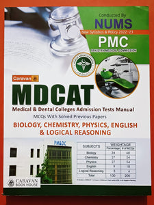 MDCAT Medical & Dental Colleges Admission Test Manaul
