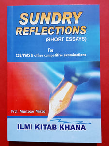 Sundry Reflections Short Essays By Manzoor Mirza