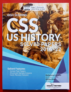 High Scoring CSS US History Solved Papers 2016-23