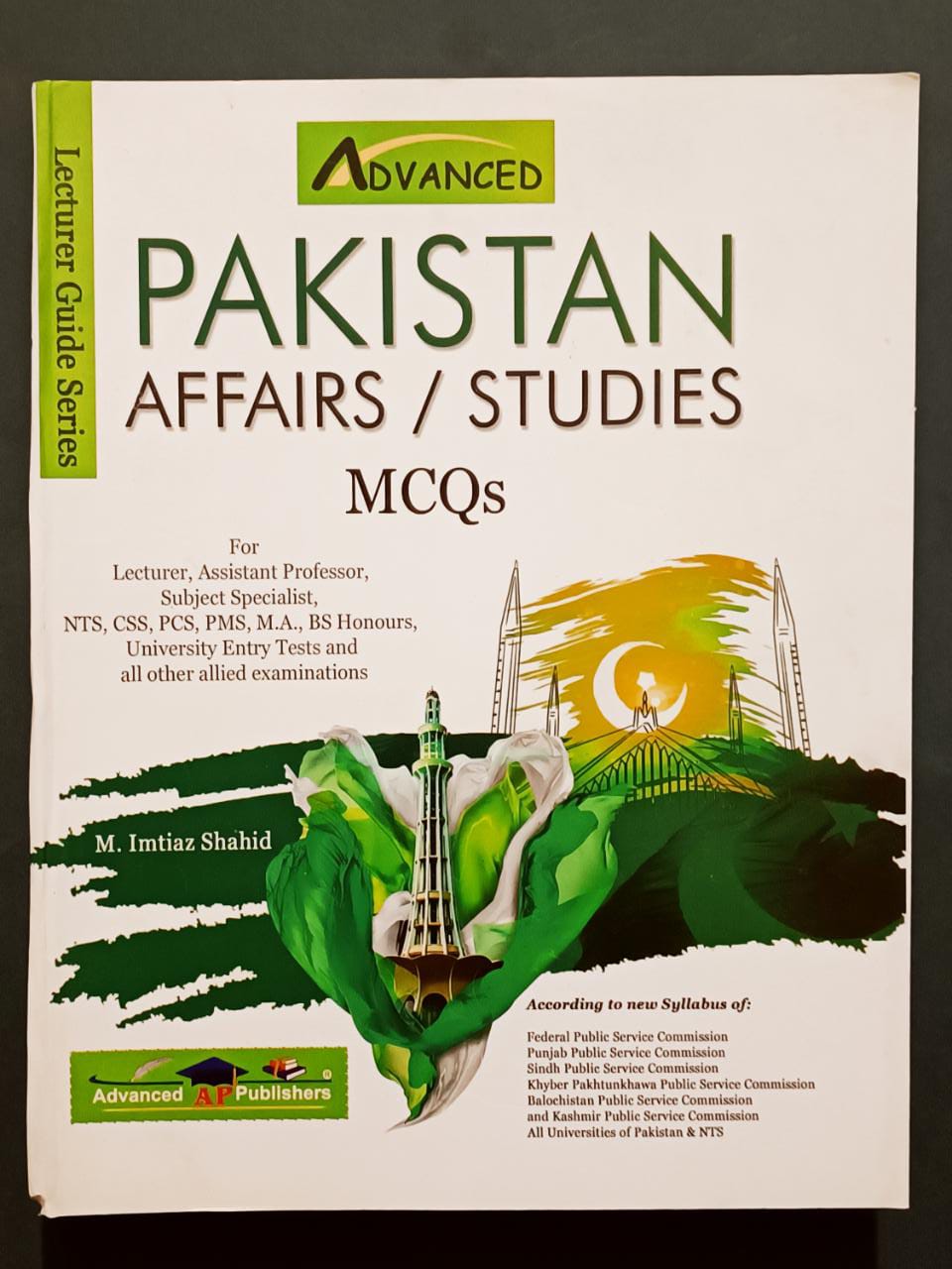 Pakistan Affairs Studies MCQs Lecturer Guide Series Imitiaz Shahid