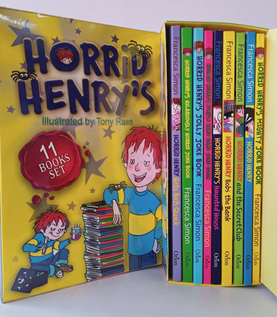 Box Pack of 11 Books Set Horrid Henry